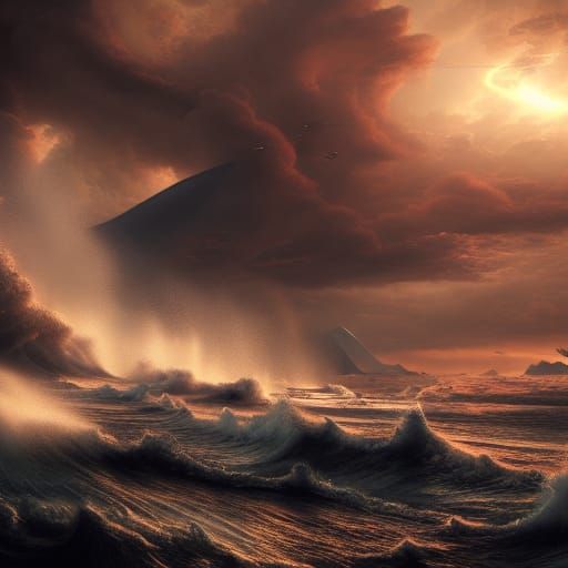 Renaissance Tsunami: Epic Cinematic Painting