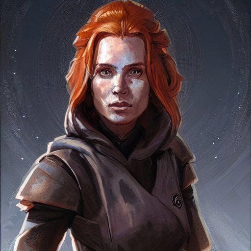 Mara Jade Digital Portrait