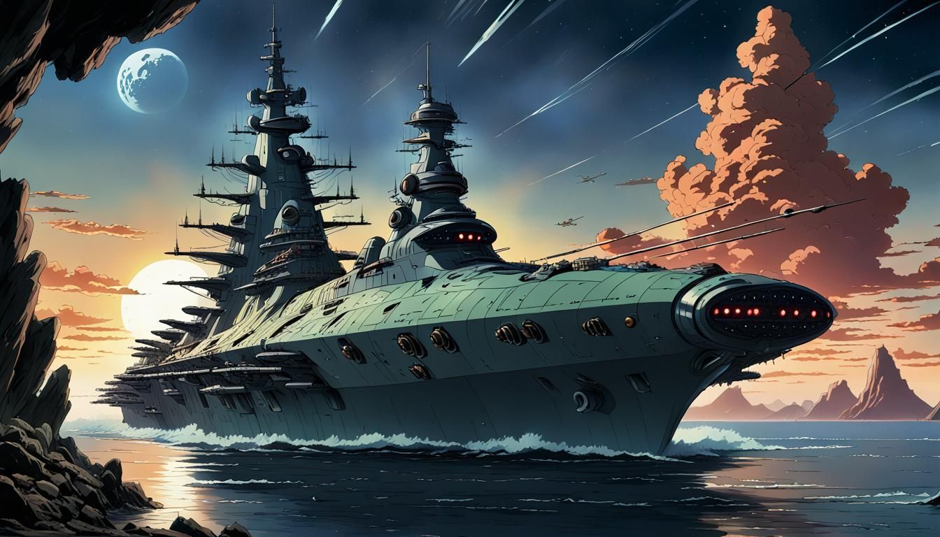 Re-Imagined Space Battleship Yamato (Argo from Starblazers)