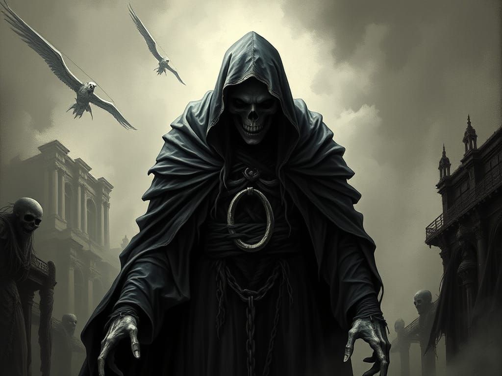 Majestic Death in Dark Gothic Style