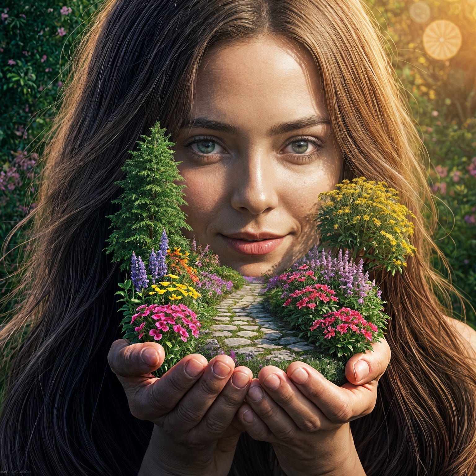 Blooming Garden in My Hands