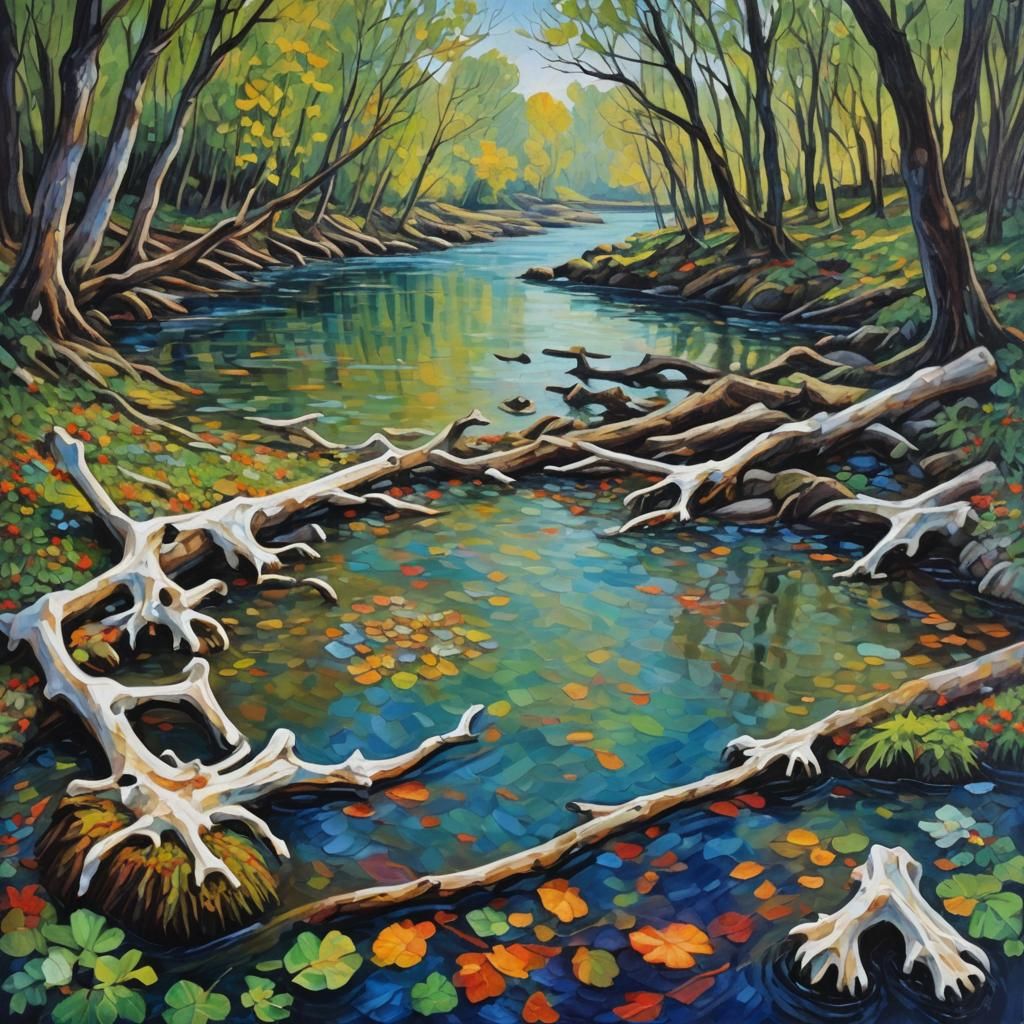 Expressionist Waters Fail: Impasto Oil Painting