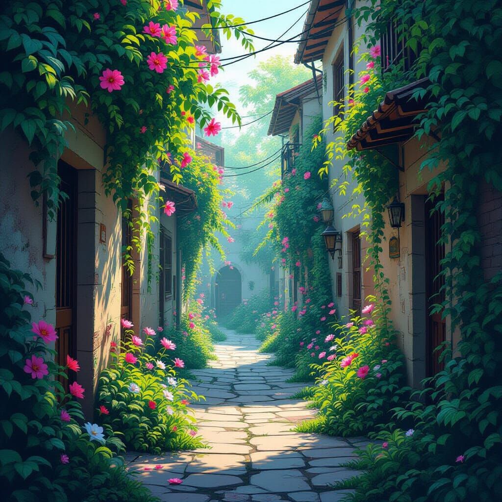 Mysterious Plants Bloom in Hidden, Overgrown Gardens