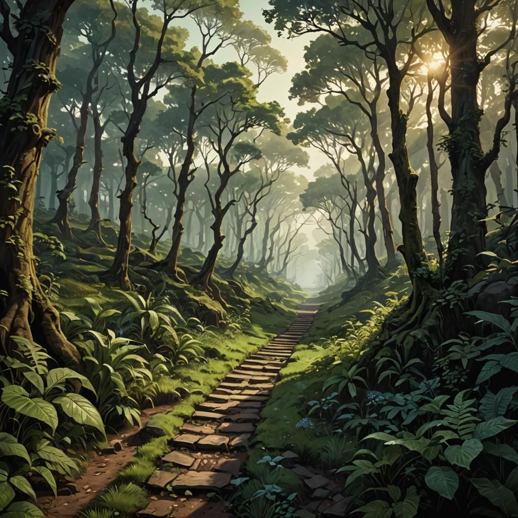 Lost Landscape Where No Pathways Go