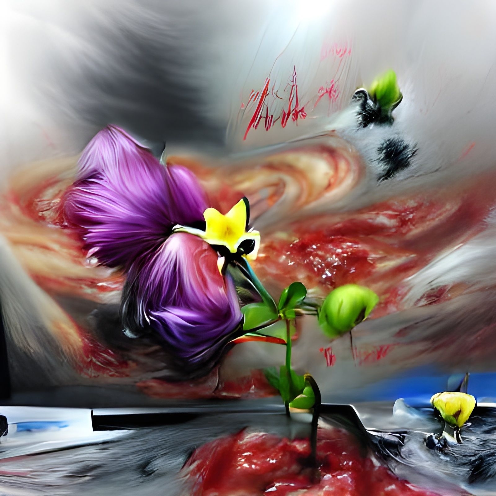 Blooming Flowers Rotting: An Expressionist Aurora