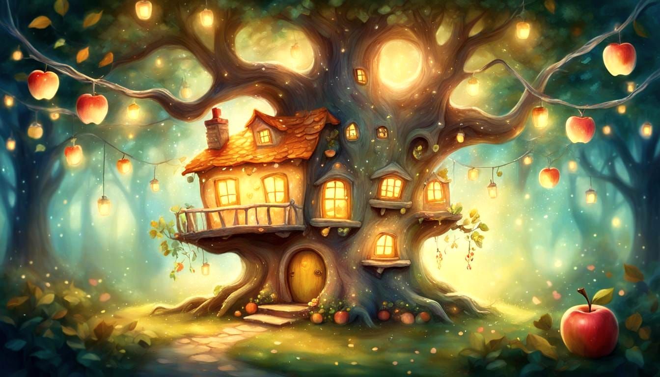 Fairytale Fairy House in Old Tree Roots