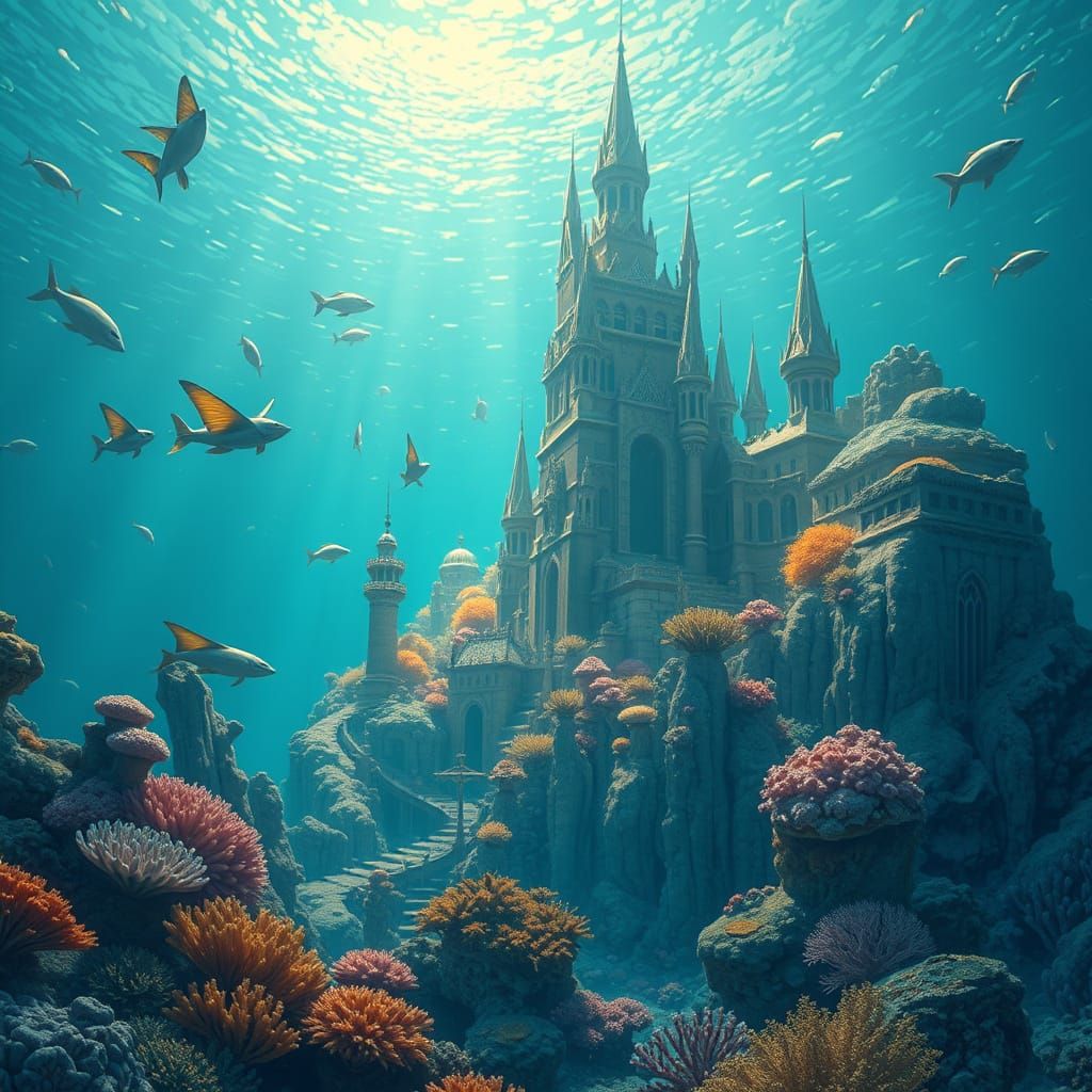 Atlantis: A Vibrant Submarine City