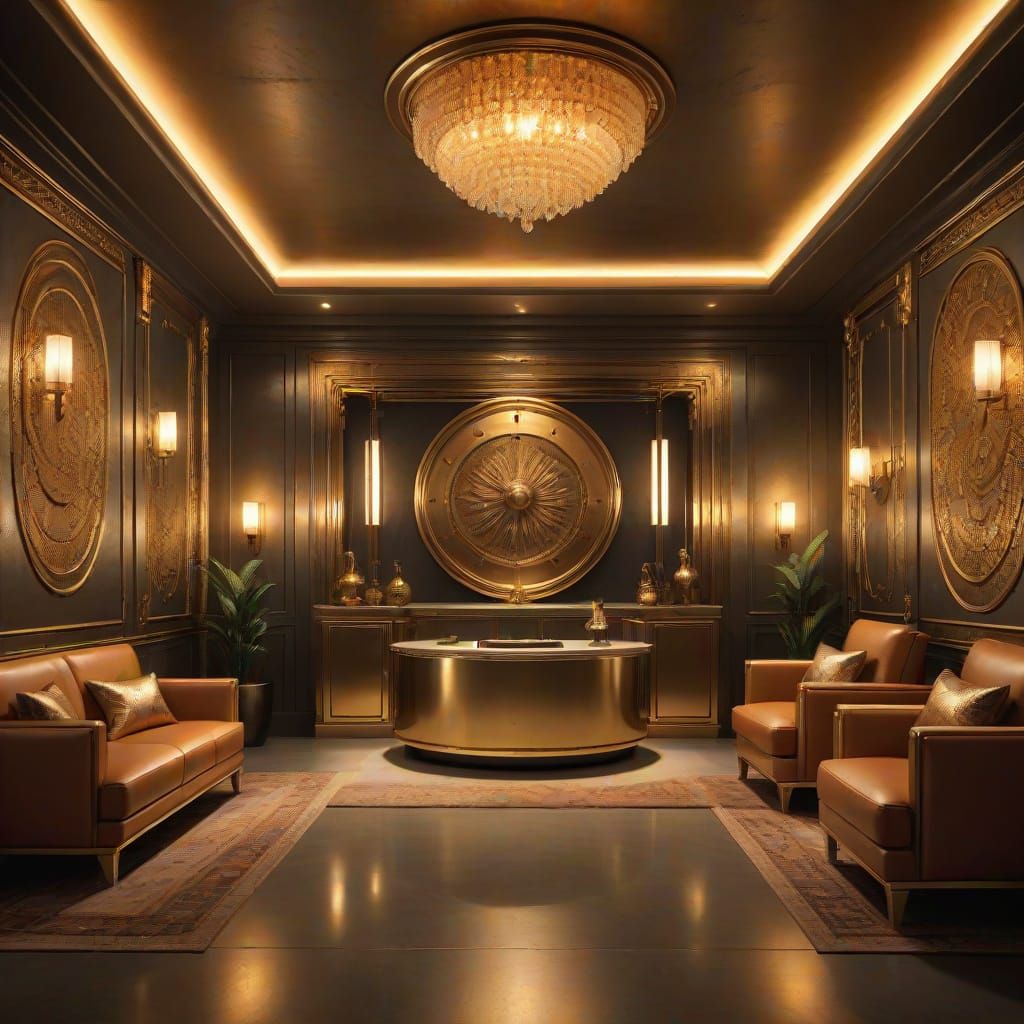 Luxurious Underground Bunker: Cinematic Escape for the Wealt...