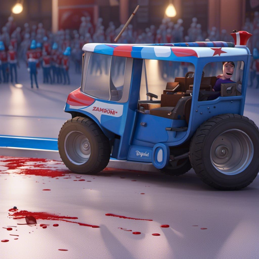 The Zamboni Ran Over The Marching Band Oh No!