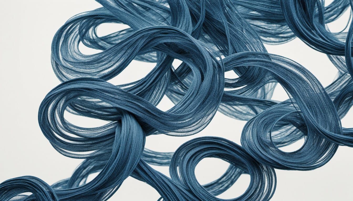 Geometric Pattern in Mid-Air Suspended