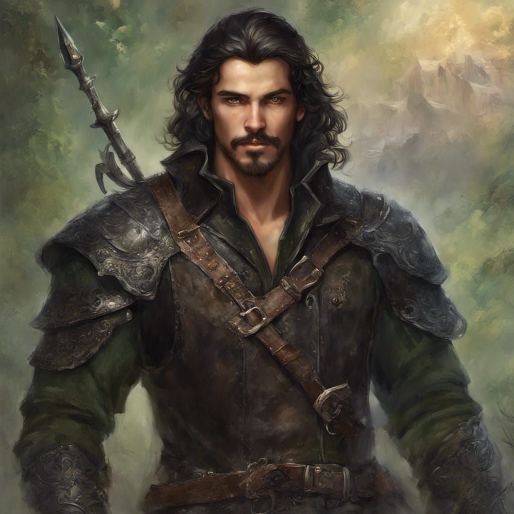 Medieval Fantasy Thief in Ethereal Style