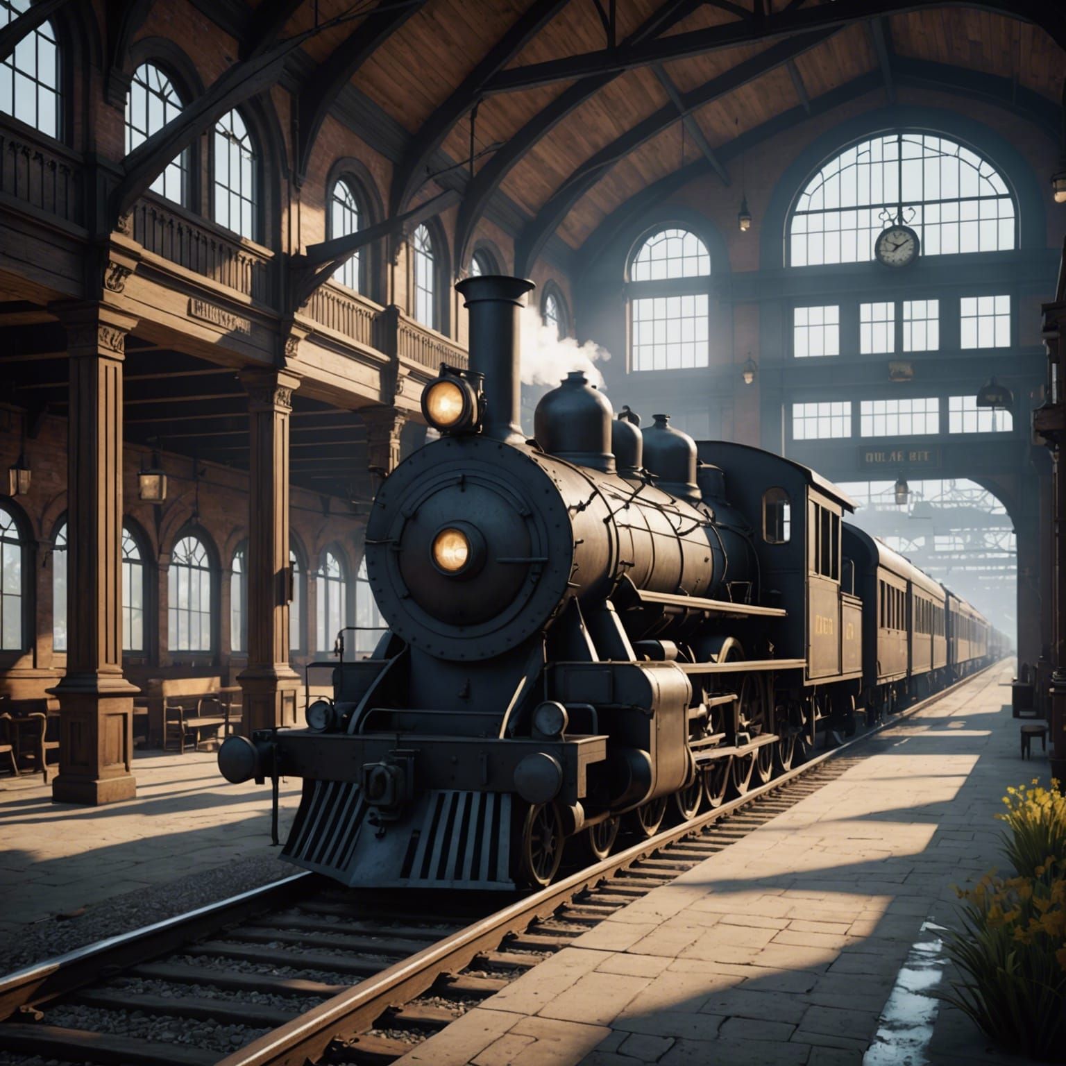 19th Century Train Station in Unreal Engine