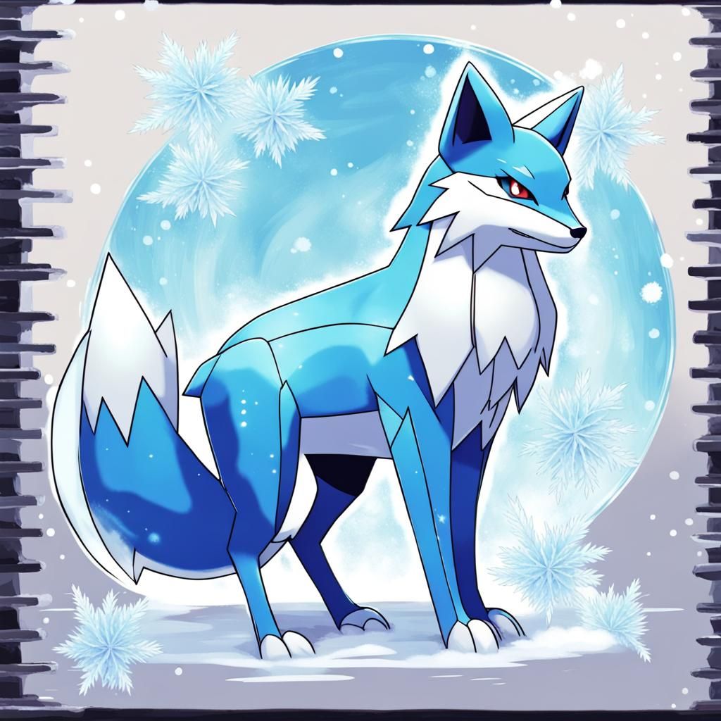 Cool Ice Type Fox Pokemon