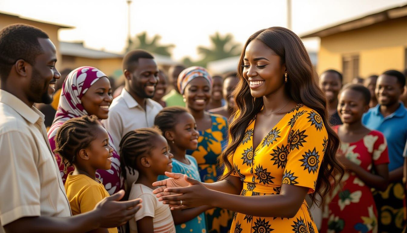 African Families Embrace with Tears of Relief in Nigerian Co...