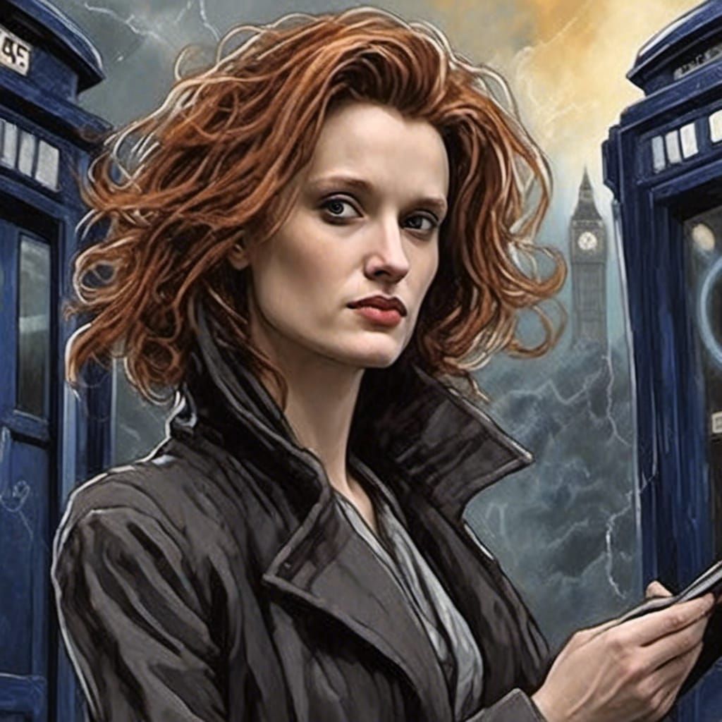 Woman Visits Scotland on Fantasy Planet as Comic Art