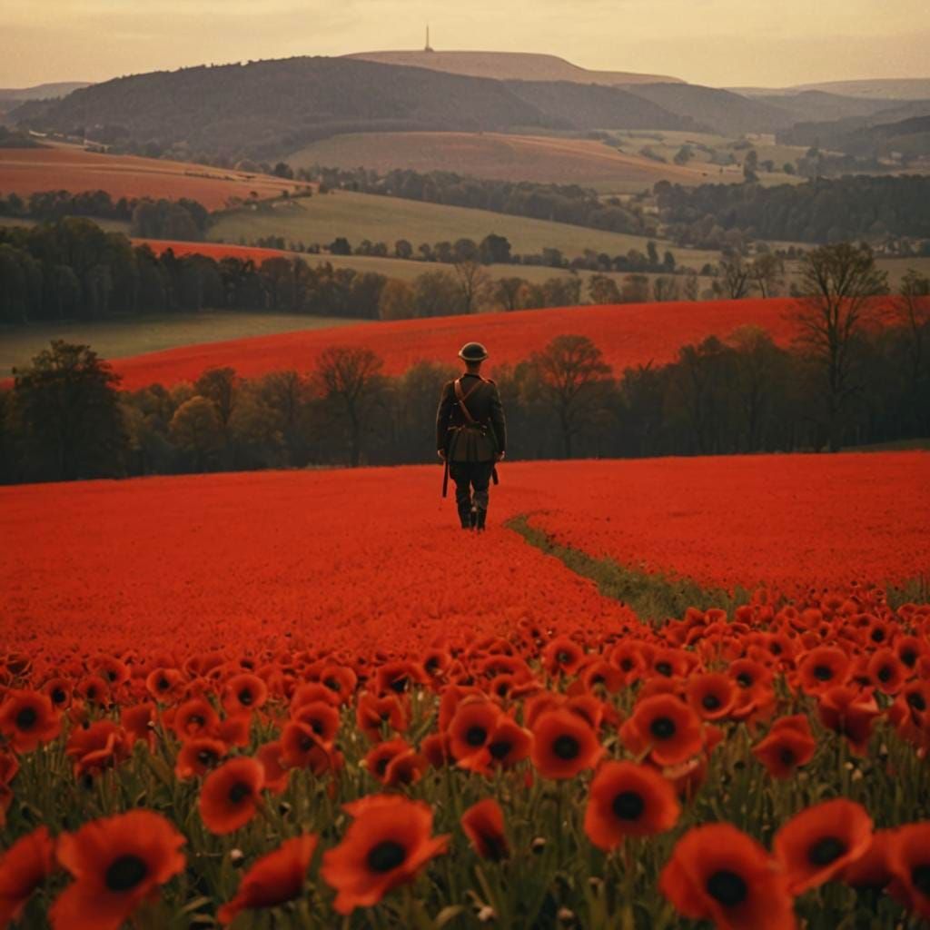 Remembrance Day Cinematic Film Still