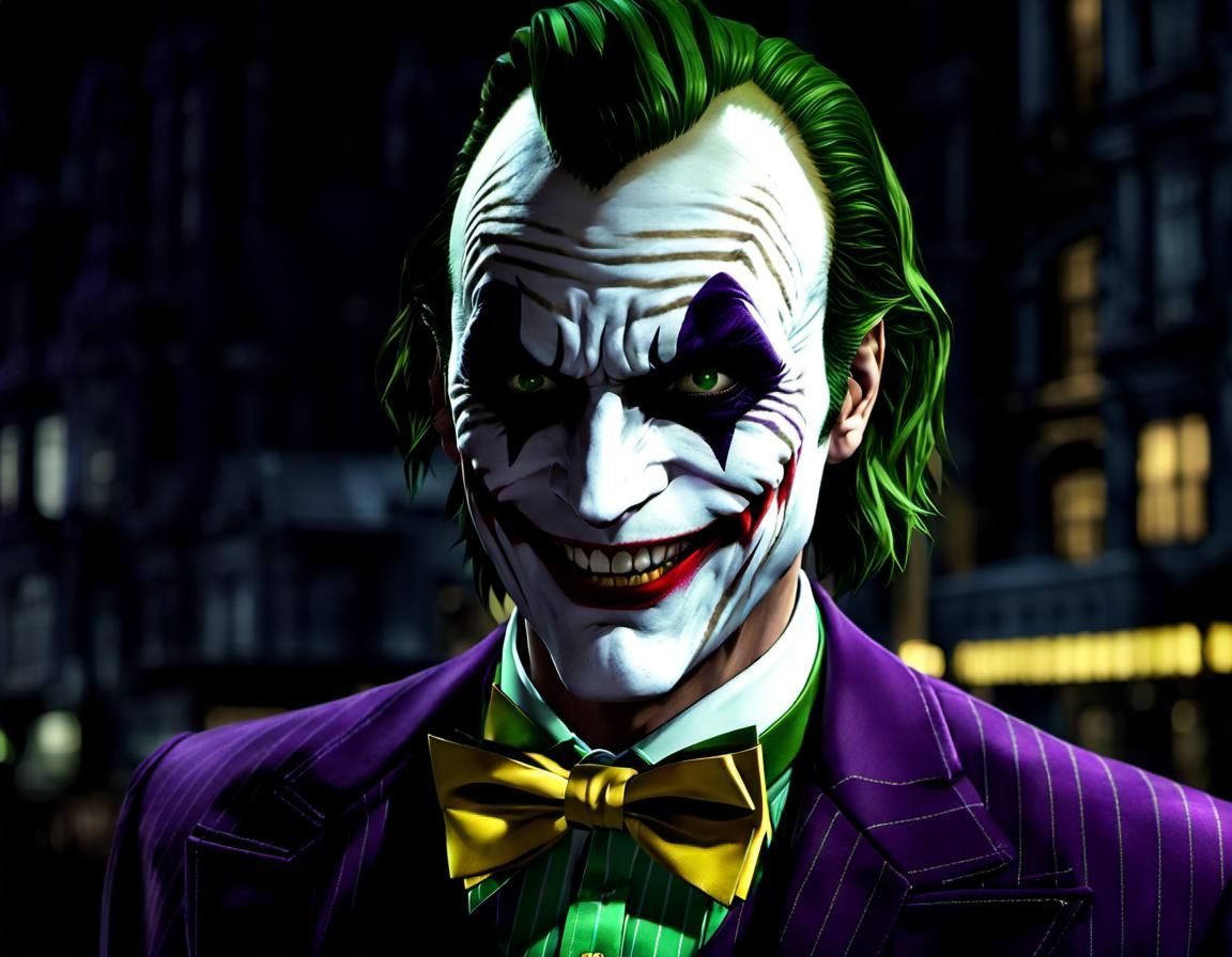 The Joker Portrait from Batman: Arkham Asylum