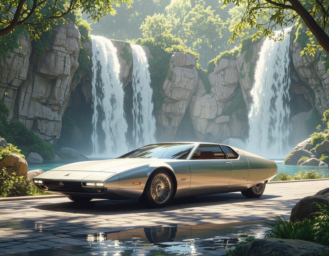 1990 French Concept Car by Waterfalls