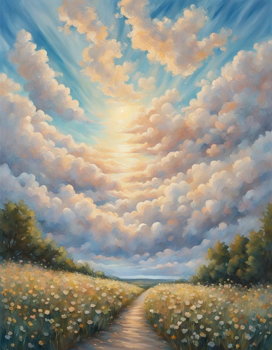 Summer Sky Overflowing with Love