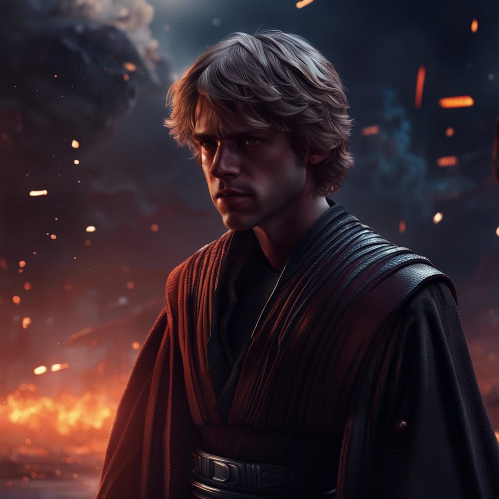 anakin before big fight against Obi-Wan