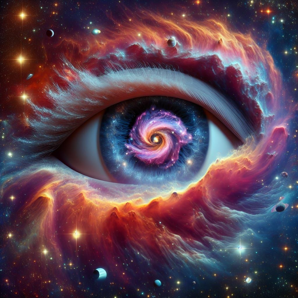 Galactic Eye of the Cosmos