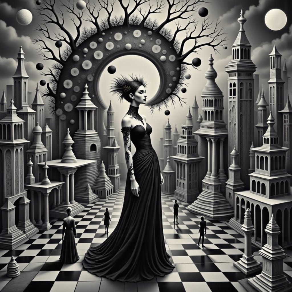 <lora:BW Sketch:1.0> <lora:Death River:1.0> <lora:Photogram ...