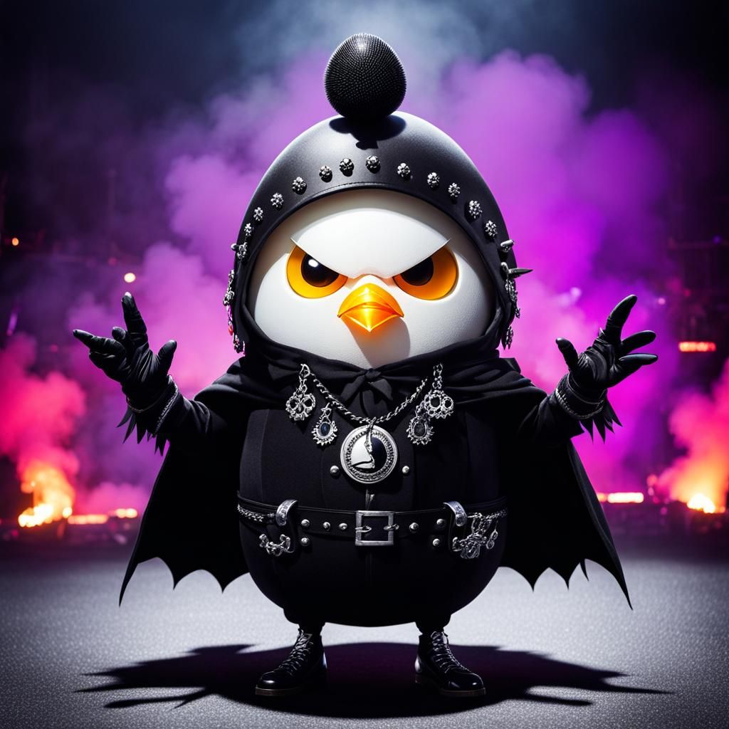 Goth Egg at a Rave: Anthropomorphic Digital Art