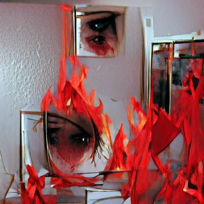 Fiery Emergence: Breaking Through the Mirror