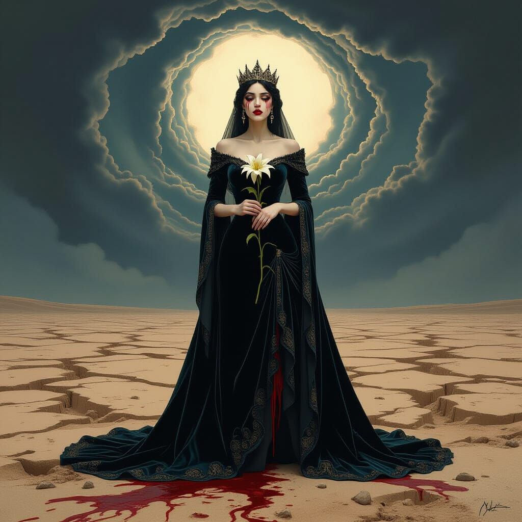 Sorrowful Queen in Wasteland: Gothic Romanticism
