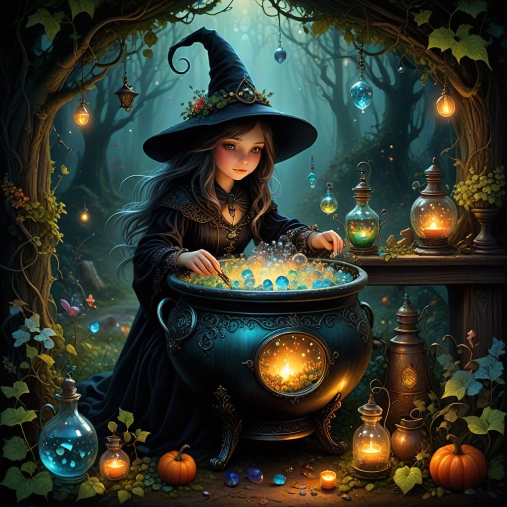 Enchanted Apothecary in Whimsical Fantasy Style