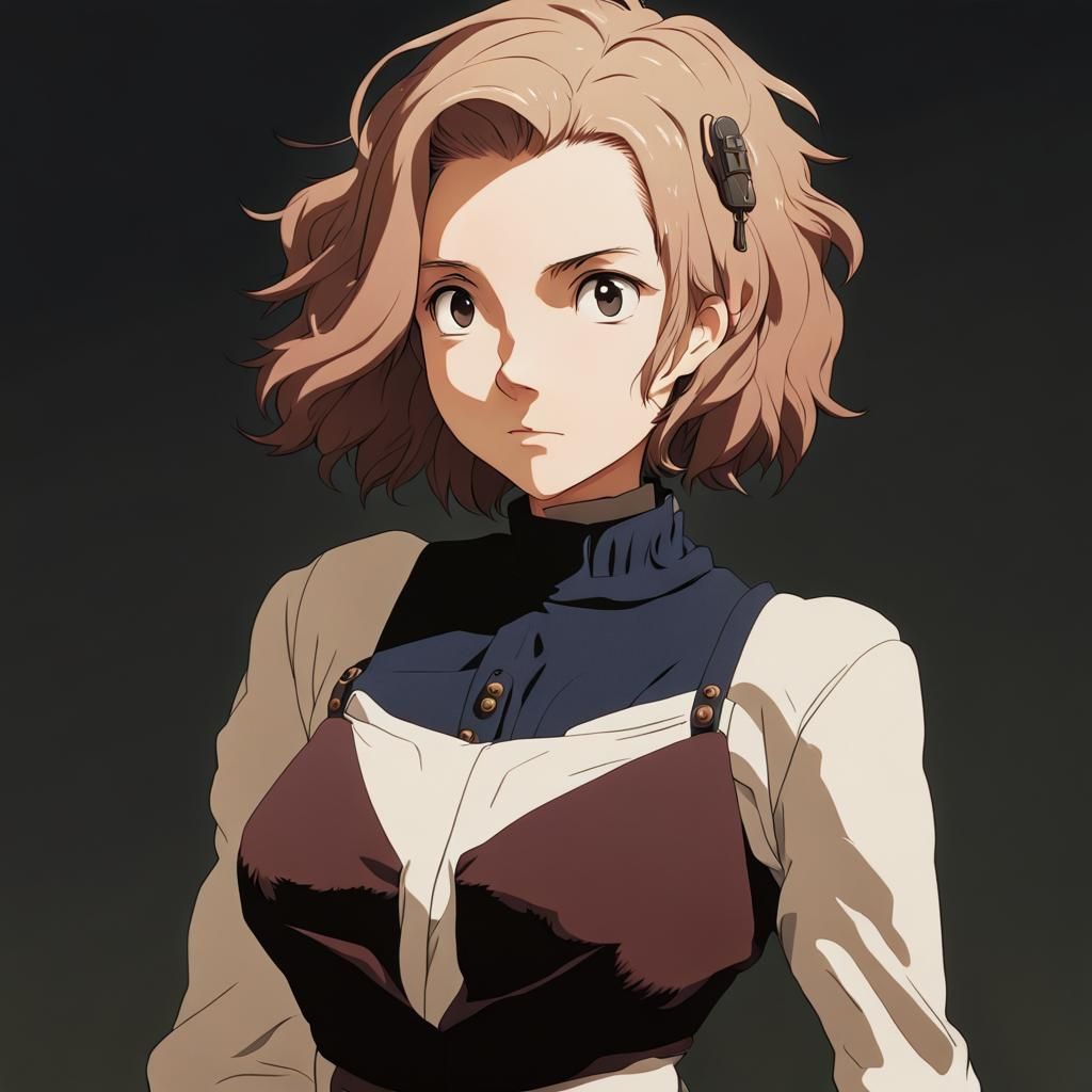 Ghibli-esque Anime Key Visual in Deep Color