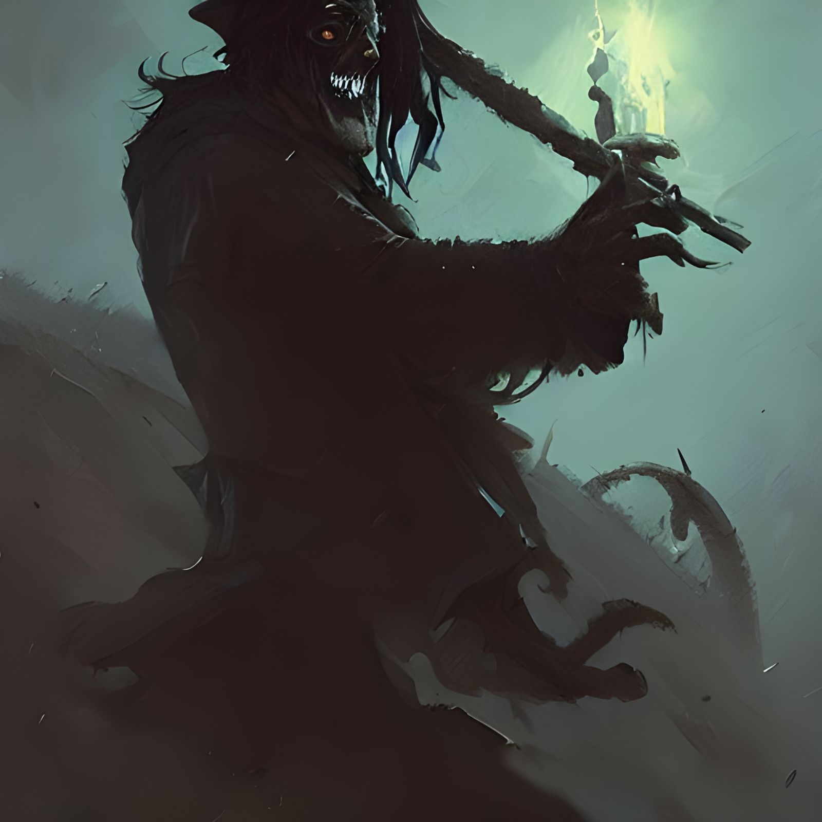 Sinister Ghost Pirate Artwork