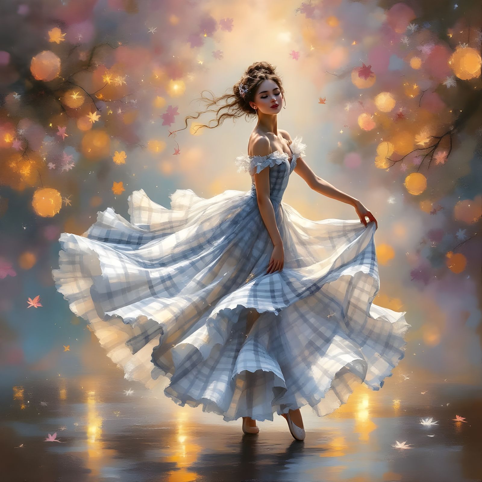 Dancer in Gingham
