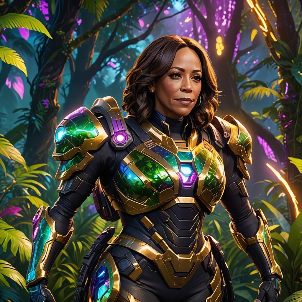 Kamala Harris in Fortnite Outfit: Fantasy Concept Art