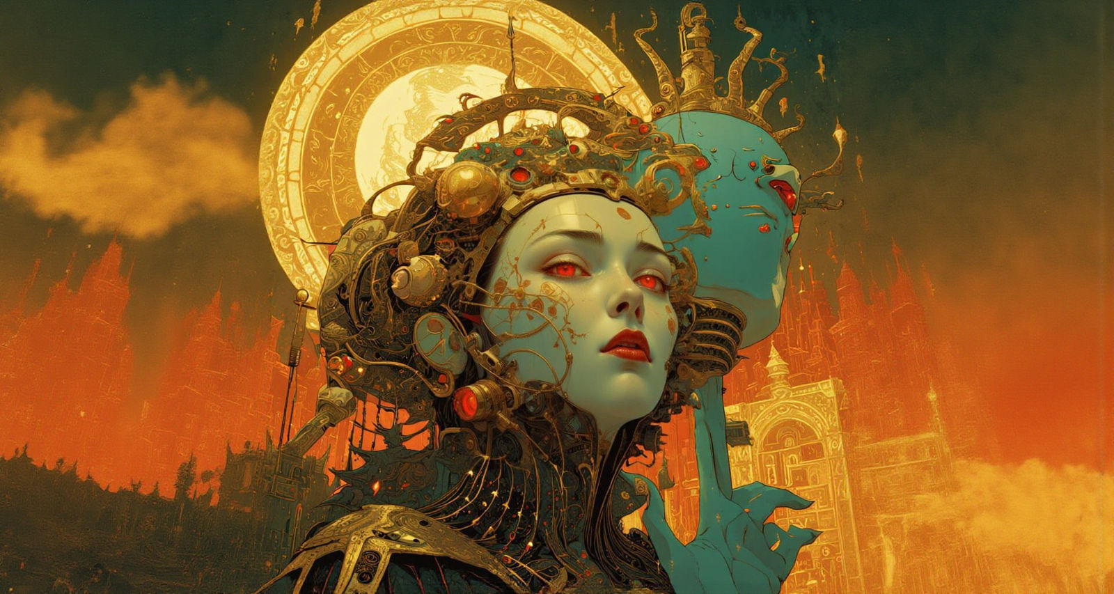 Vampire's Savagery: Jealousy and Desire in Sci-Fi Art