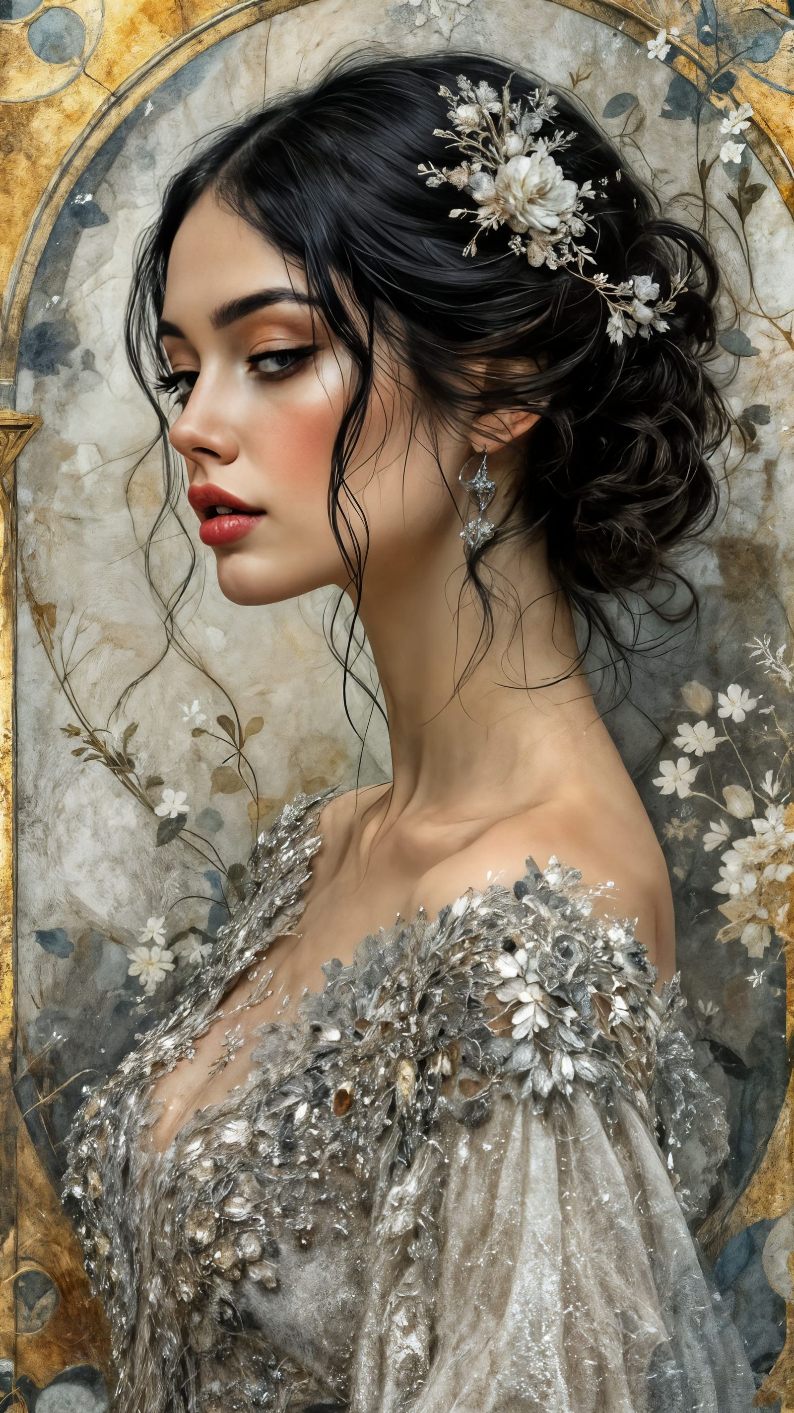 Ethereal Beauty in Art Nouveau Silver Filigree