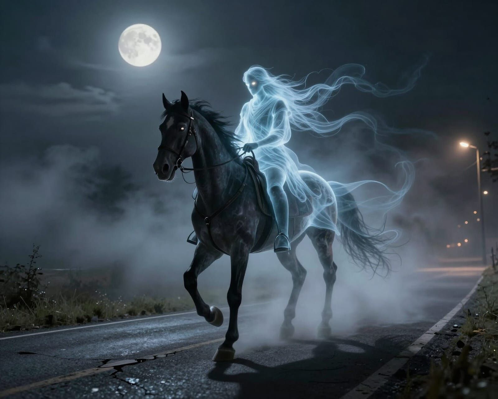 Ghost Rider on Dark Horse Emerges from Smoky Road