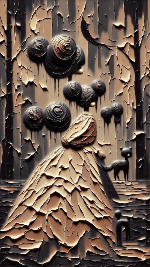 Étrange Moon child. Luunabee. Cats