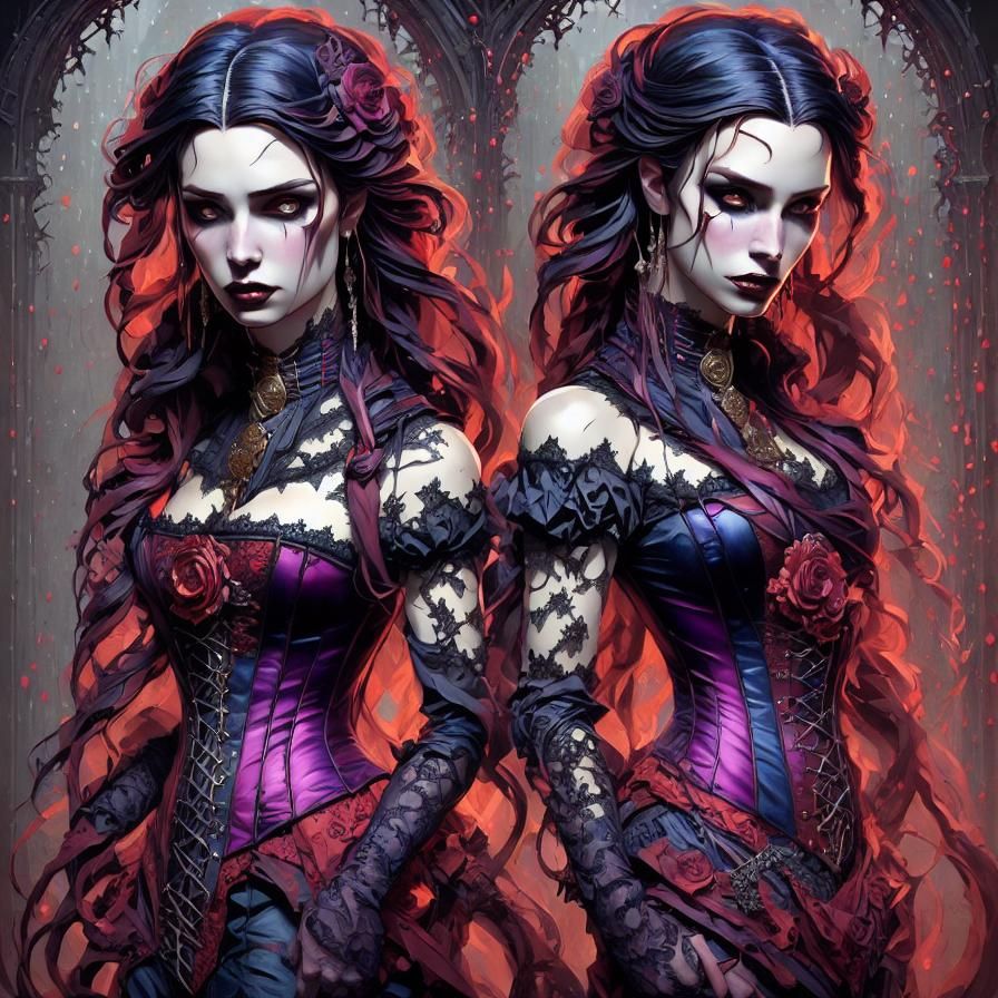 Dark Fantasy Portrait in Volumetric Lighting