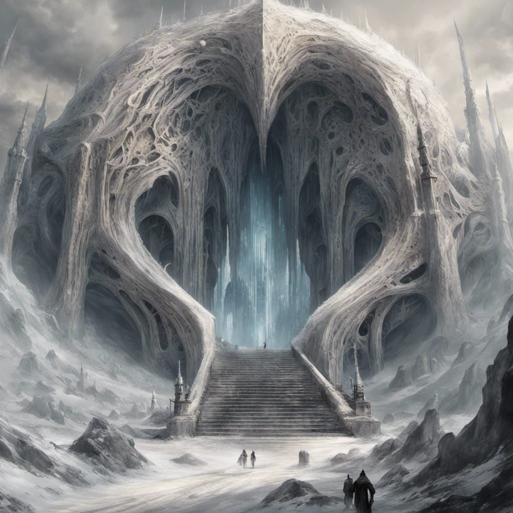 Terrifying Colossal Architecture in the Heart of Hell