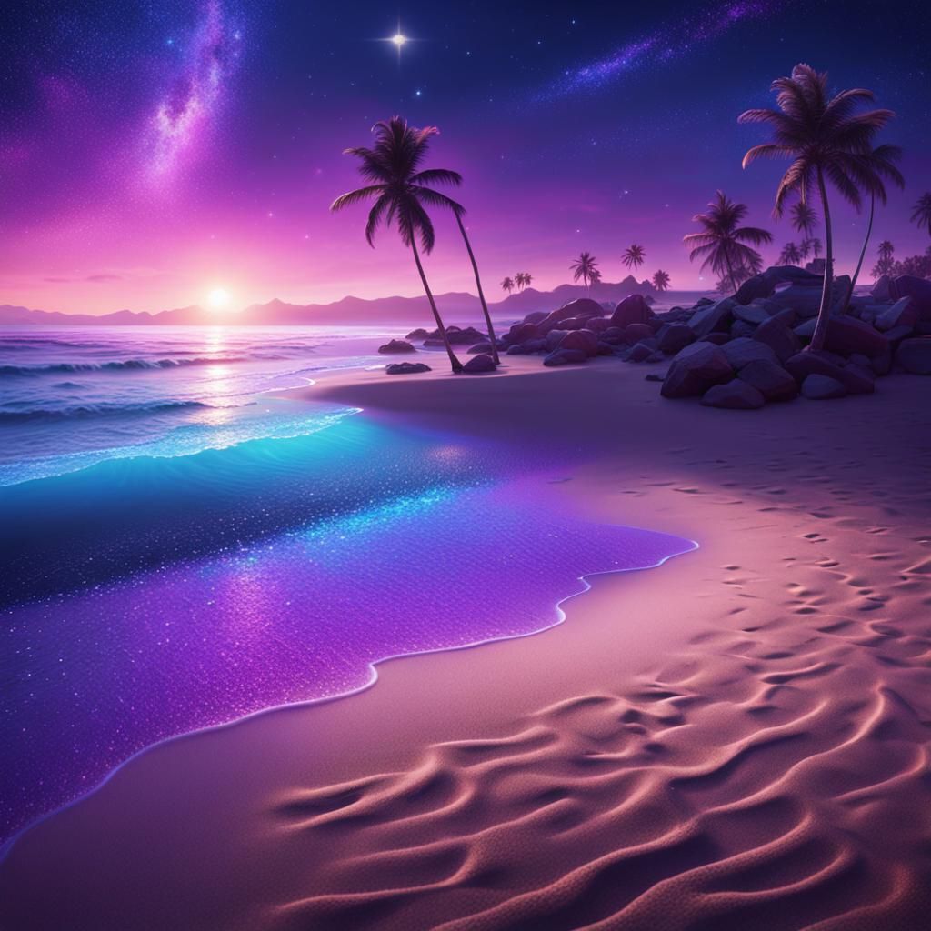 Nighttime Beach