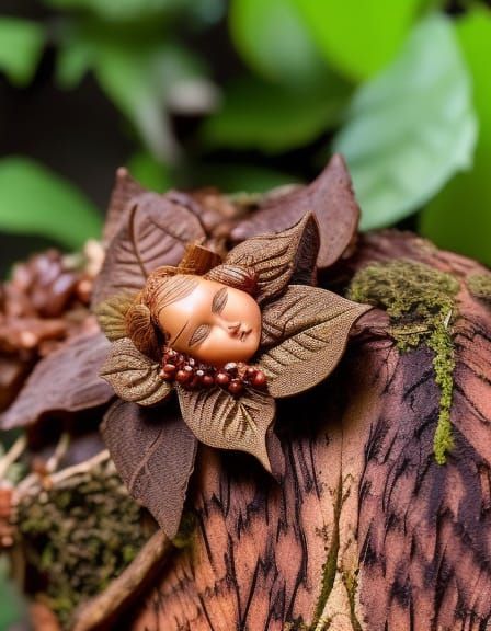 Tried For Dyad Face In Tree Bark, Got Creepy Plastic Bloom Nightmare...