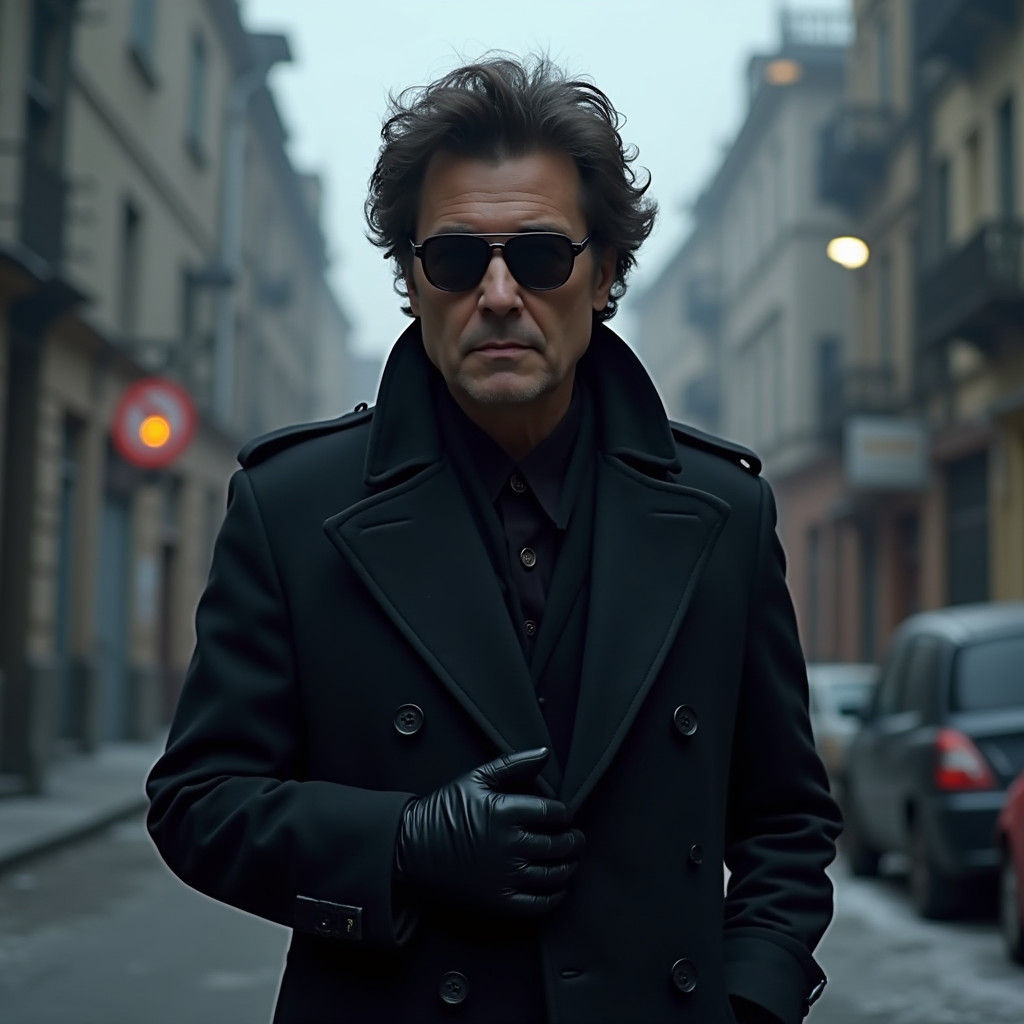 1990s Russian Spy in Ridley Scott Style