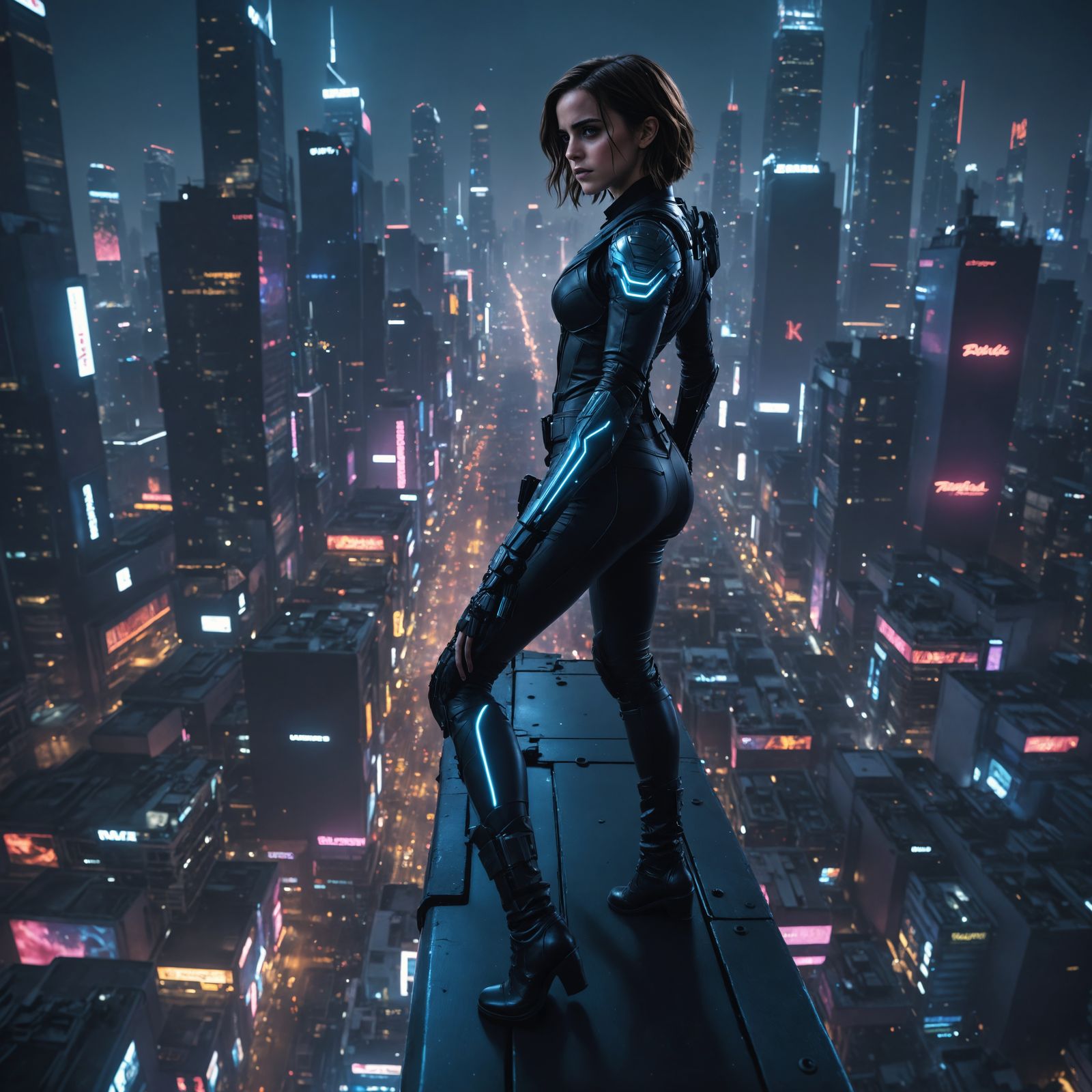 Emma Watson as Cyberpunk Battle Angel Alita