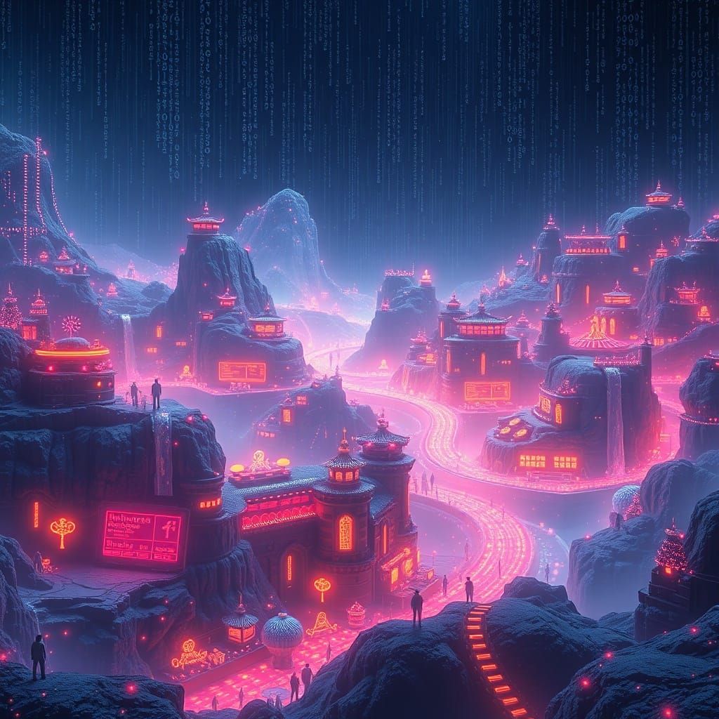 Fantastical World of Luminous Data and Binary Energy