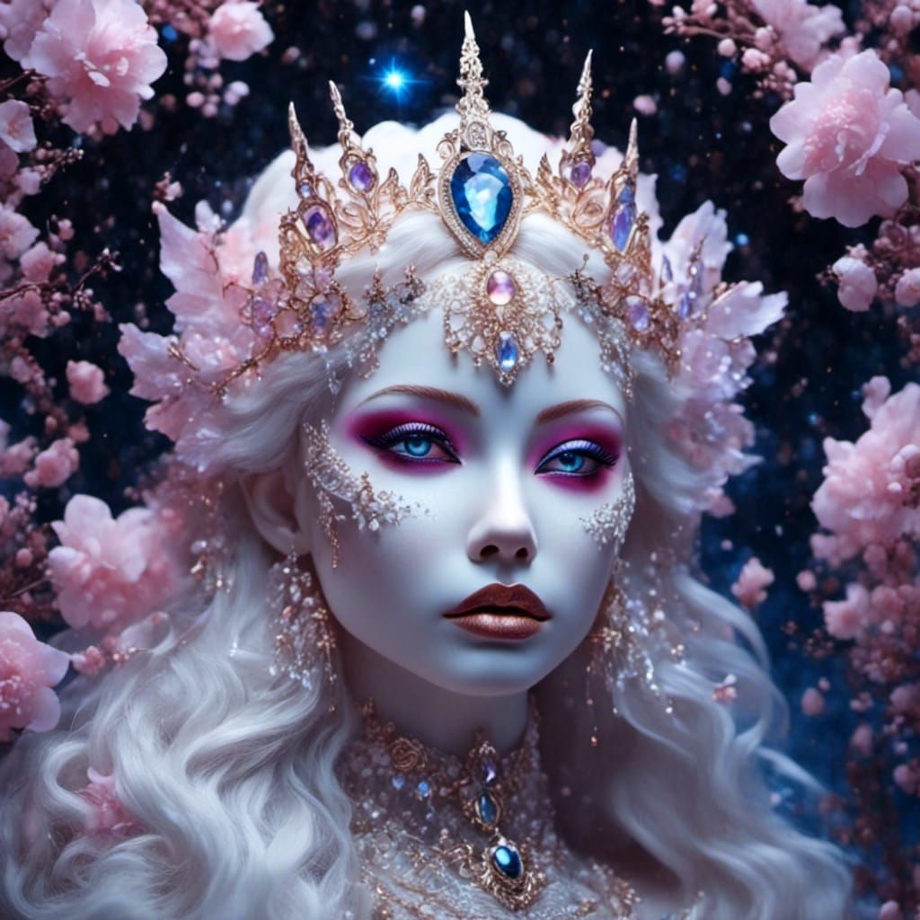 Victorian Cat Mixer in Zentangle Midnight Style