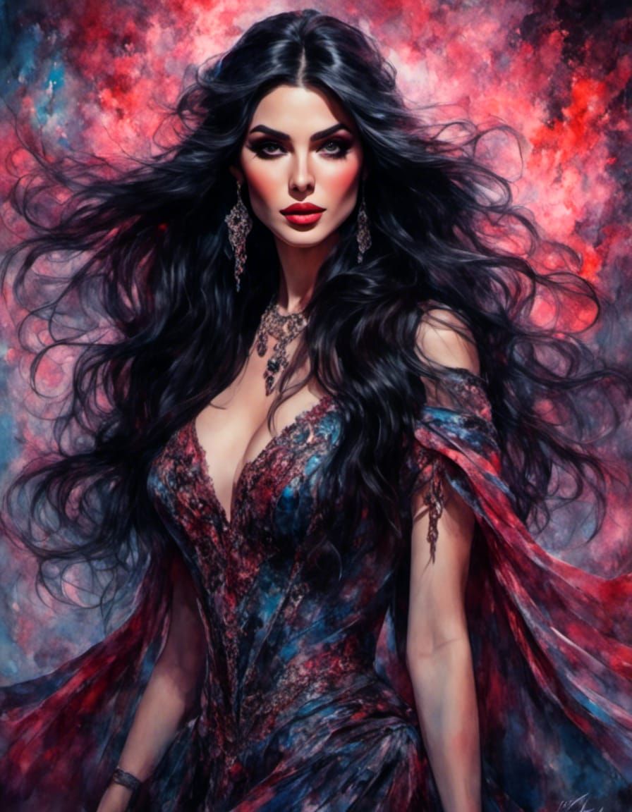 Candid Portrait of a Young Love Witch