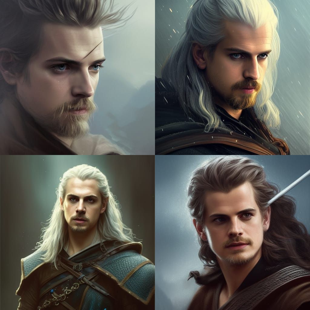 Hayden Christensen as Witcher: Detailed Portrait