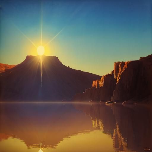 Dreamlike Desert Bubbles in Dali-Miro Style