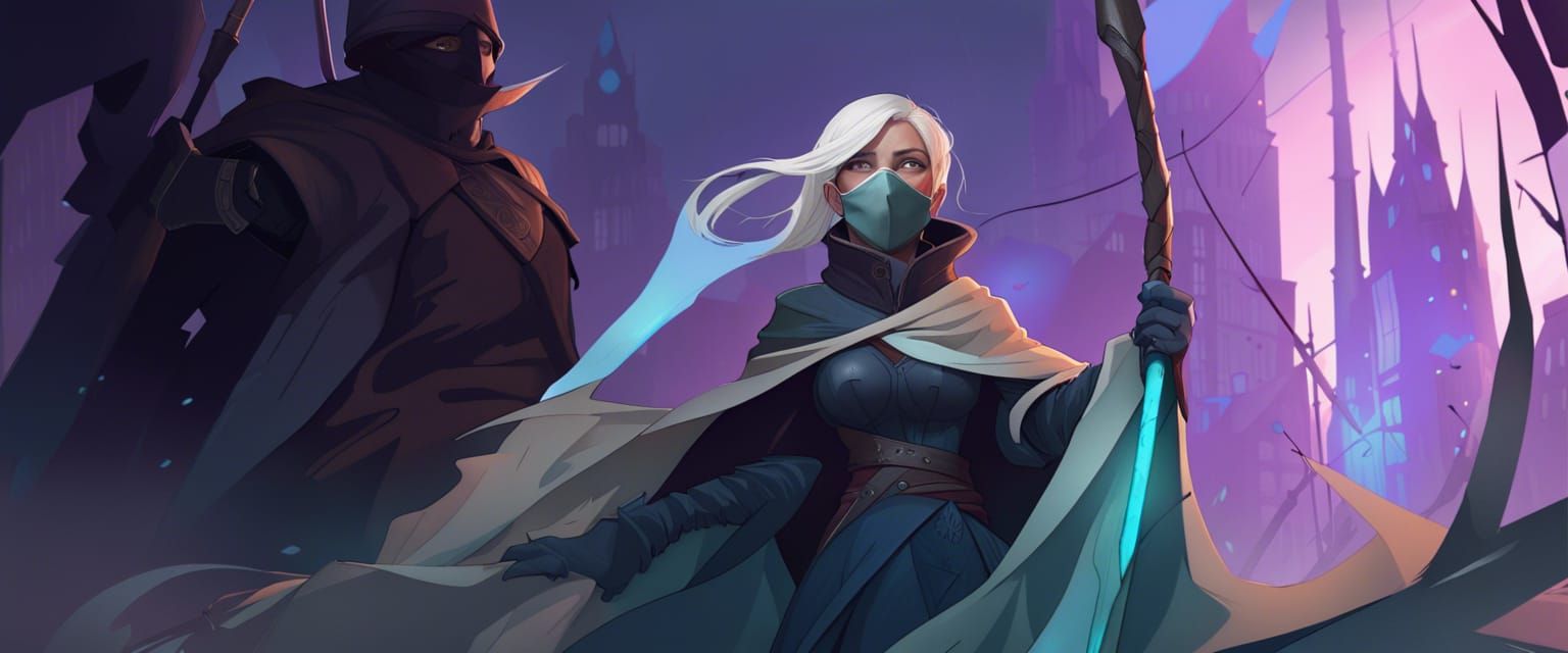 Dredge Leader Portrait in Art Nouveau Style